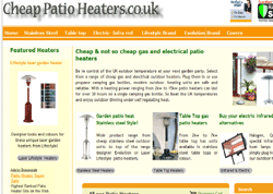 Cheap gas and Electric Patio Heaters