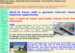 Setting up an Internet Home Business