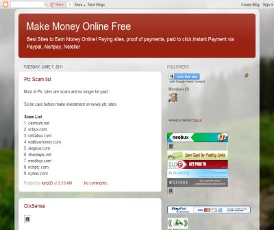 Make money online