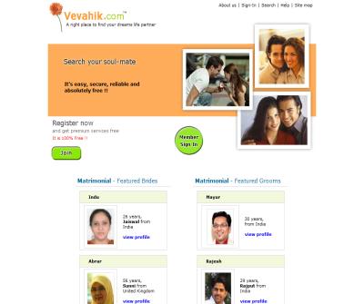 Vevahik.com Matrimony - Free Matrimonial Site