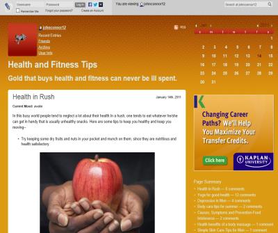 Health and Fitness Tips