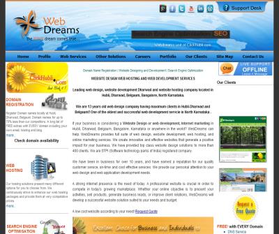 Website Design and Web services Hubli, India.