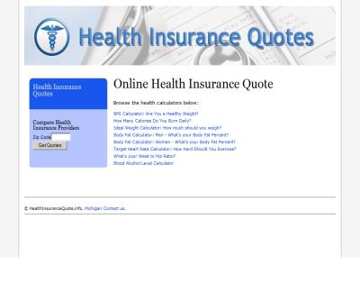 Health Insurance Quote