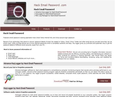 email hacking software