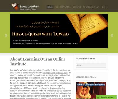 Holy Quran online , tajweed learning quran