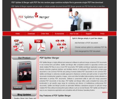 PDF Splitter and Merger