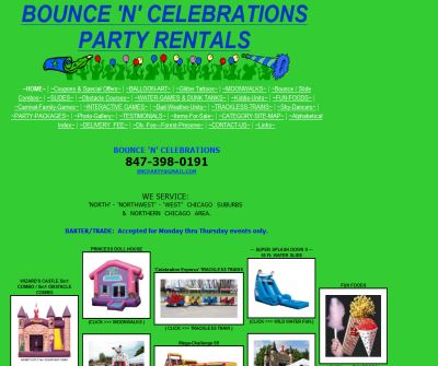 BOUNCE 'N' CELEBRATIONS PARTY RENTALS