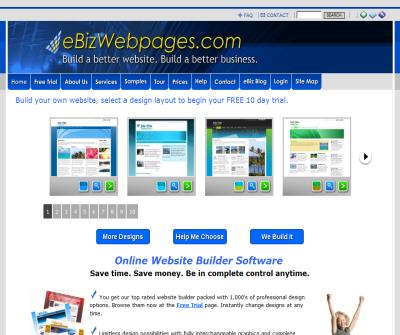 eBizWebpages.com - Make Your Own Website