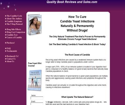 Cure Any Candida Yeast Infection Naturally & Permanently Guaranteed!