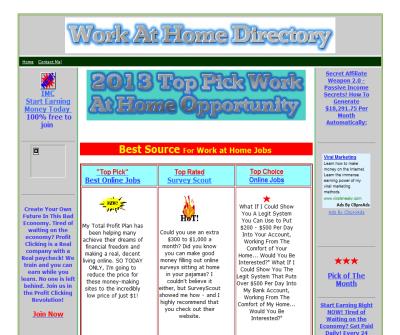 Top Work From Home Opportunities