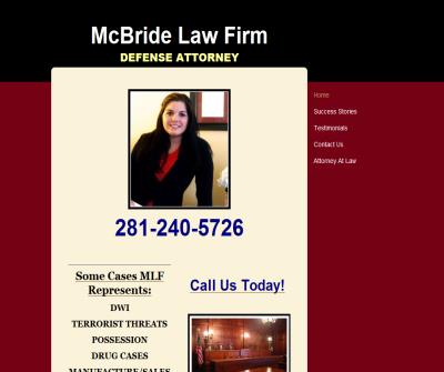 McBride Law Firm- Criminal Defense Attorney