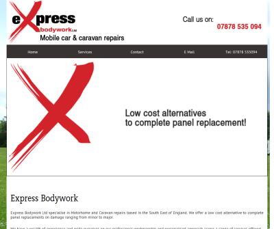 Express Bodywork - Caravan and Motorhome Repair Specialists