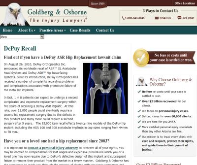 1800TheEagle.com - DePuy Recall