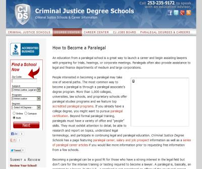 Online Paralegal Degree Programs and Paralegal Certificates