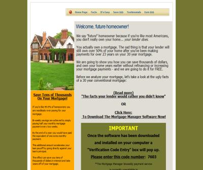 HOMEOWNERS ALERT:SAVE $50,000-$100,000 ON MORTGAGE, NO REFINANCING!