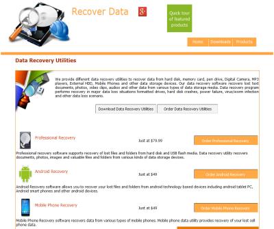 data recovery software