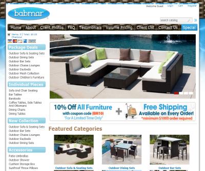 Modern patio furniture