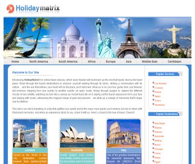 Travel Guide Holiday Matrix