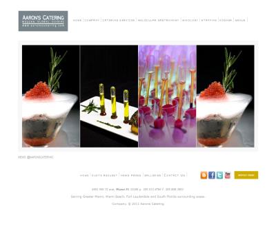 Aaron's Catering Miami Cateres