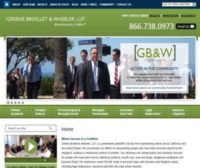 Greene Broillet & Wheeler, LLP