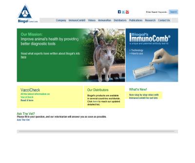 Biogal - Veterinary supplies, antibody test, diagnostic kits