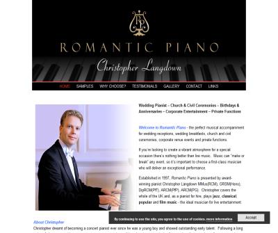Romantic Piano Wedding Pianist
