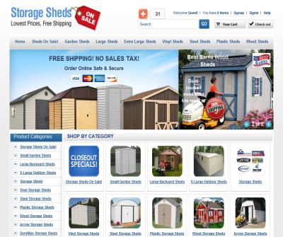 Storage Sheds On Sale