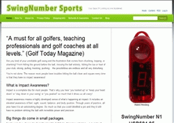 SwingNumber N1 - Golf Swing Training Aid develops enhanced awareness of your swing at impact
