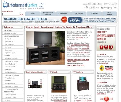 Entertainment Centers 123