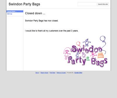 Swindon Party Bags