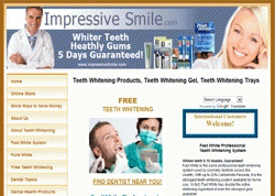 Impressive Smile - Teeth Whitening Products, Teeth Whitening Gel, Teeth Whitening Trays