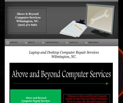 Above and Beyond Computer Repair of Wilmington NC.