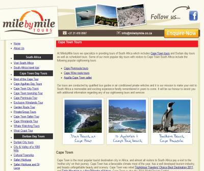 Cape Town Sightseeing Tours