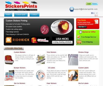 Stickers Printing, Vinyl Sticker, Custom Die Cut Stickers, Cheap Decal Print