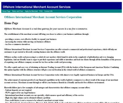 Offshore Banking Account