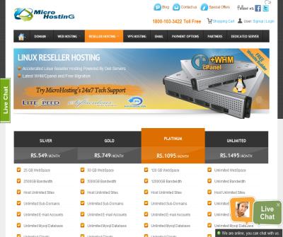 Reseller Hosting Vps Hosting In India Web Hosting Cheapest Domains 