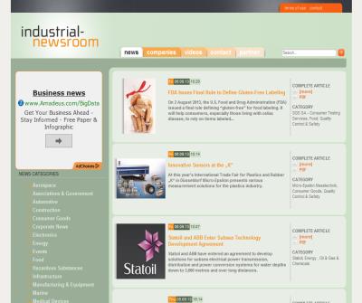 Free Online Publication of News within the Industrial Sector