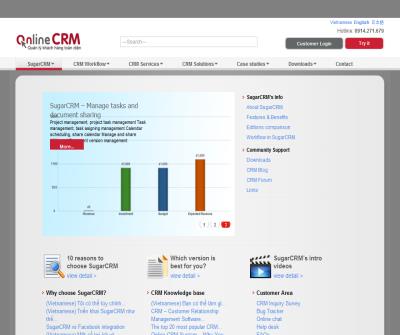 phần mềm quản lý khách hàng  SugarCRM!