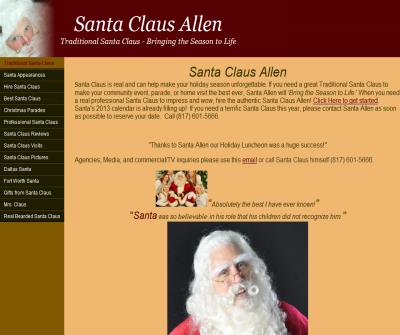 Santa Claus Allen for Hire
