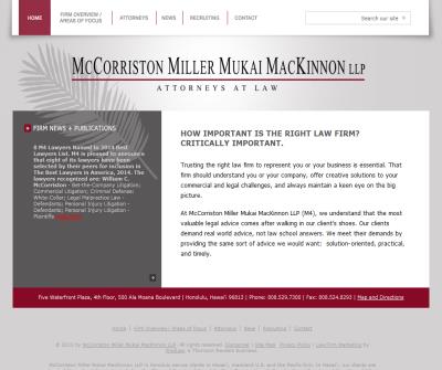 McCorriston Miller Mukai MacKinnon LLP