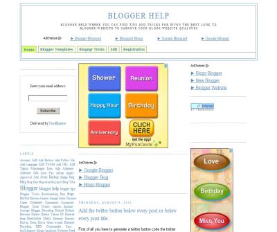 blogger help