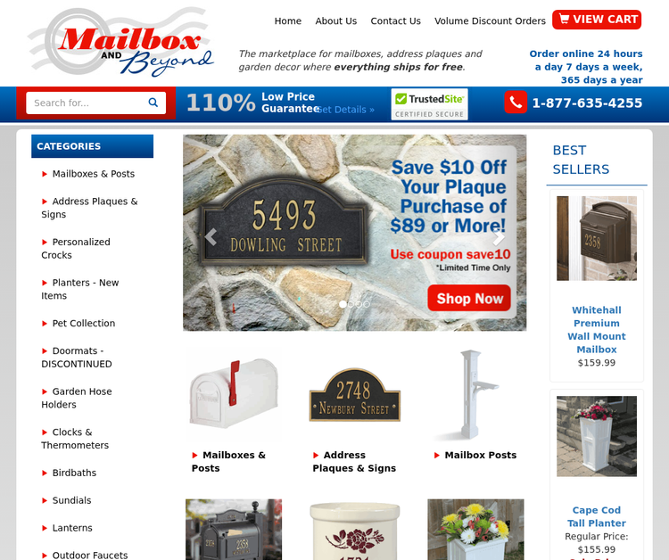 Residential Mailboxes and Address House Plaques