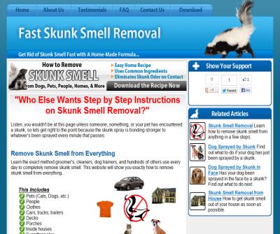 Skunk Smell Removal