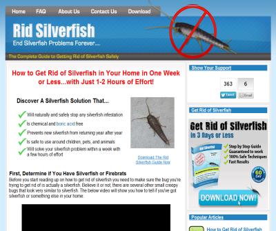 Get Rid of Silverfish