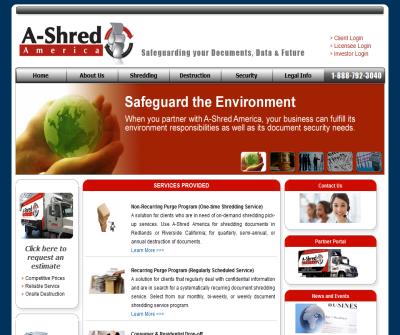 A-Shred America, On-Site Document and Hard Drive Shredding, Destruction