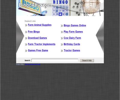 Bingo Attic $20 free Bingo Money