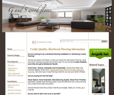 G and S woodfloors.com