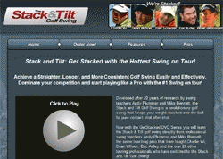 The Stack And Tilt Golf Swing - Instruction Videos & Aids to Learn Golf