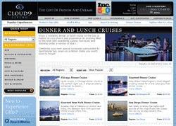 New York Dinner Cruise Gift Certificates of Experience, Cloud 9 Living