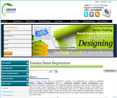 Amara Techno Futures ,Web hosting company in India